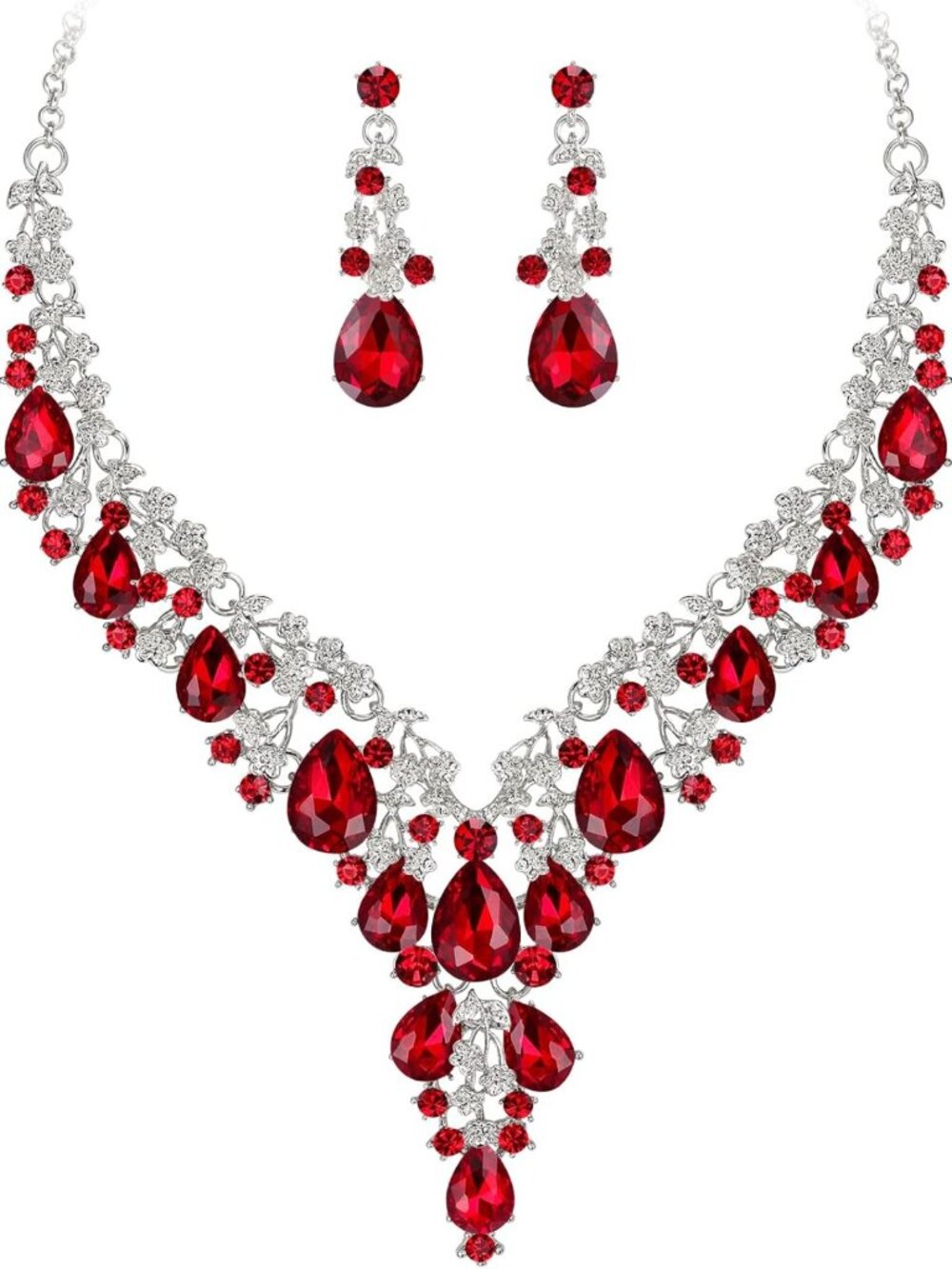 Elegant Bridal Jewelry Set - Wedding Necklace & Earrings for Women, Perfect Gift